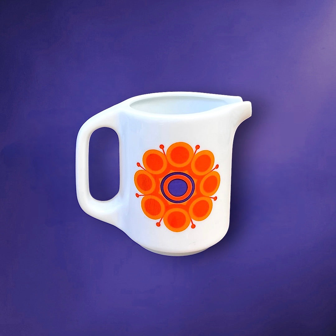 pot-lait-thomas-rosenthal-tc100-fleur-orange-bleu