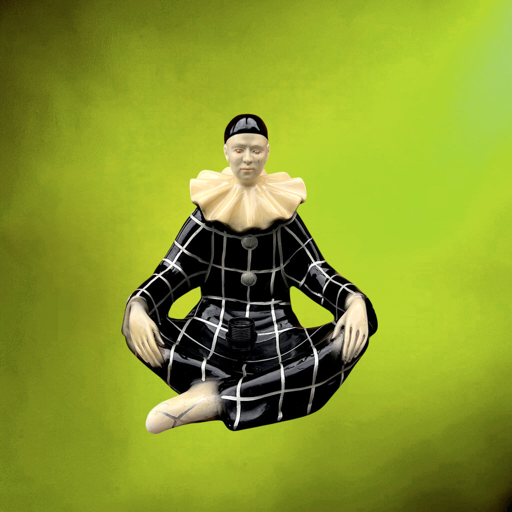 lampe-pierrot-arlequin-resine-noir-blanc
