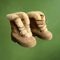 Bottines bébé Gallia en mouton retourné