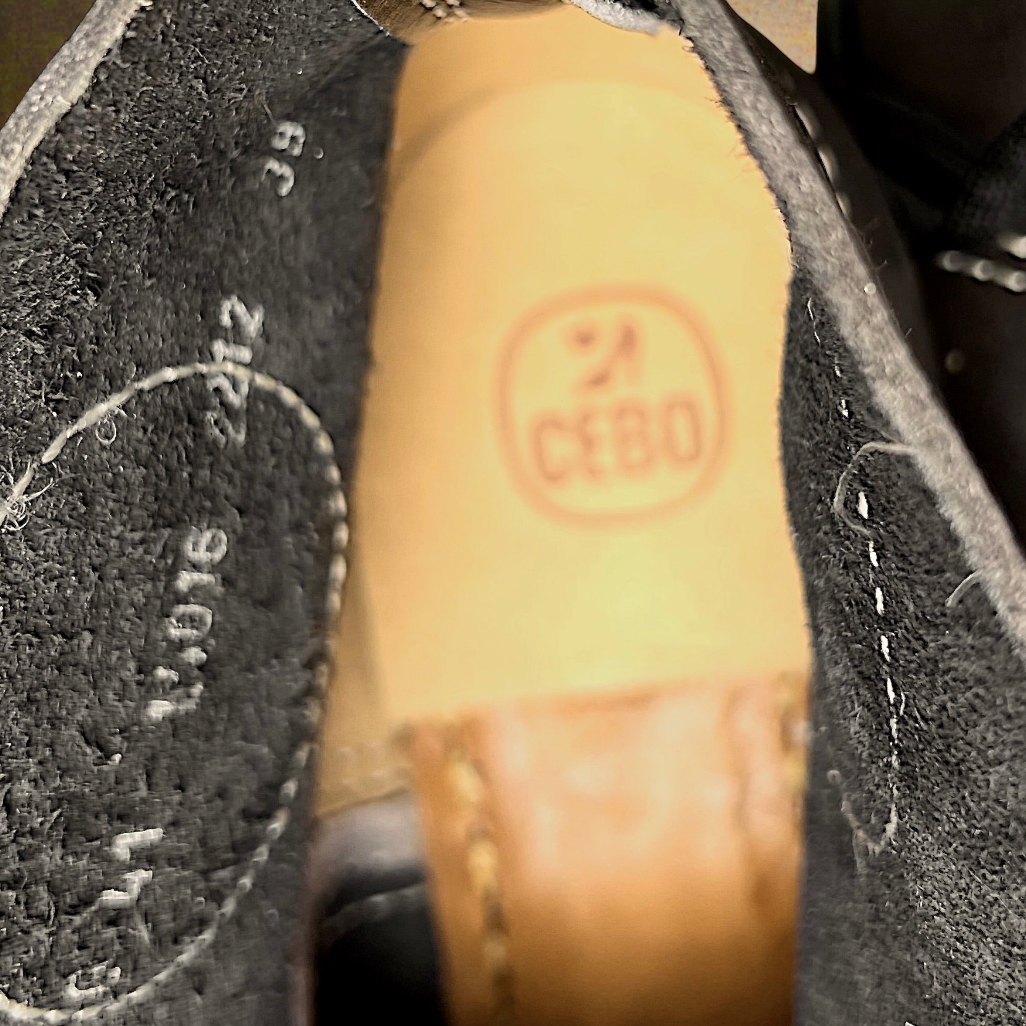Chaussures CEBO Vintage Deadstock Cuir Marron Tchécoslovaquie Pointure 41 – Années 70