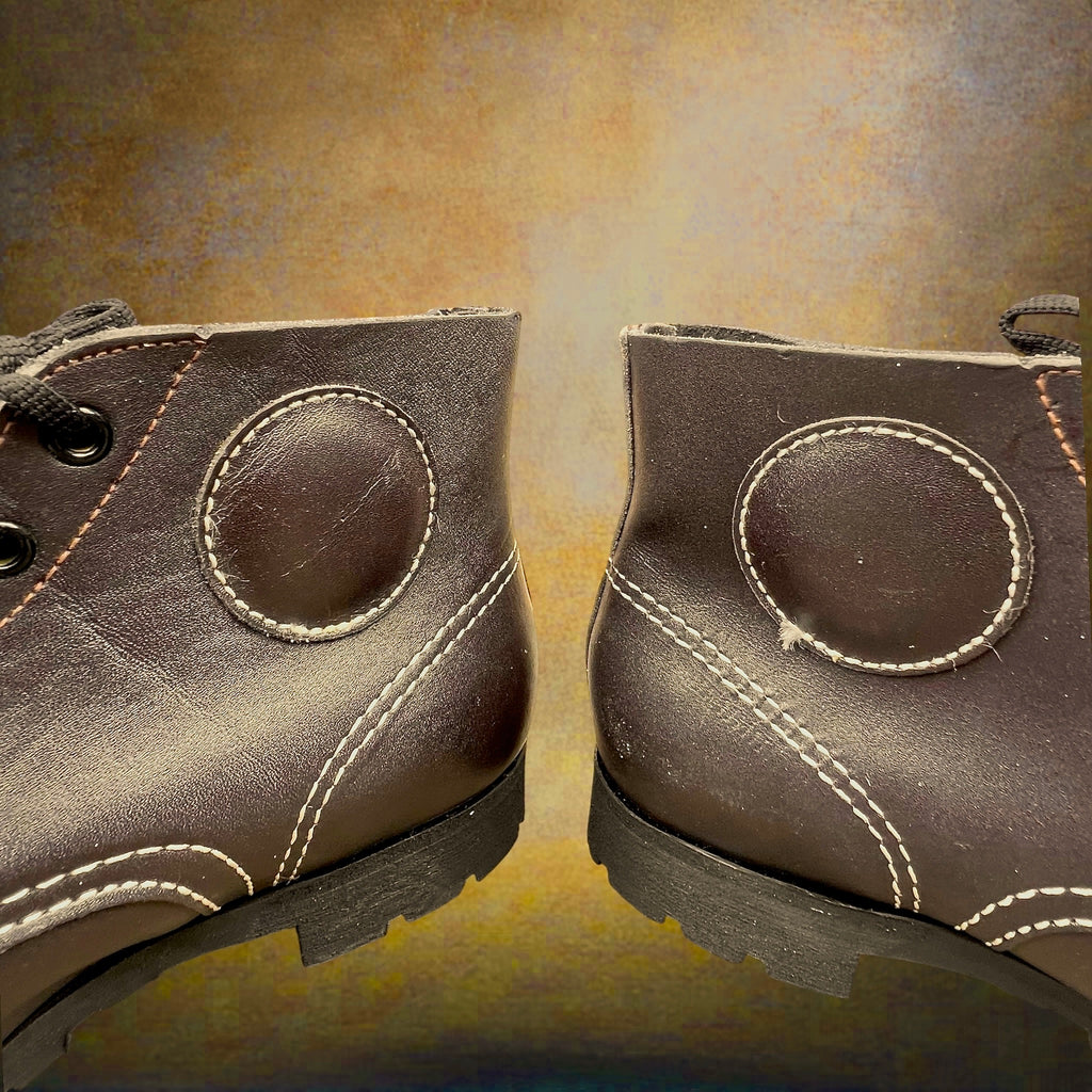 Chaussures CEBO Vintage Deadstock Cuir Marron Tchécoslovaquie Pointure 41 – Années 70