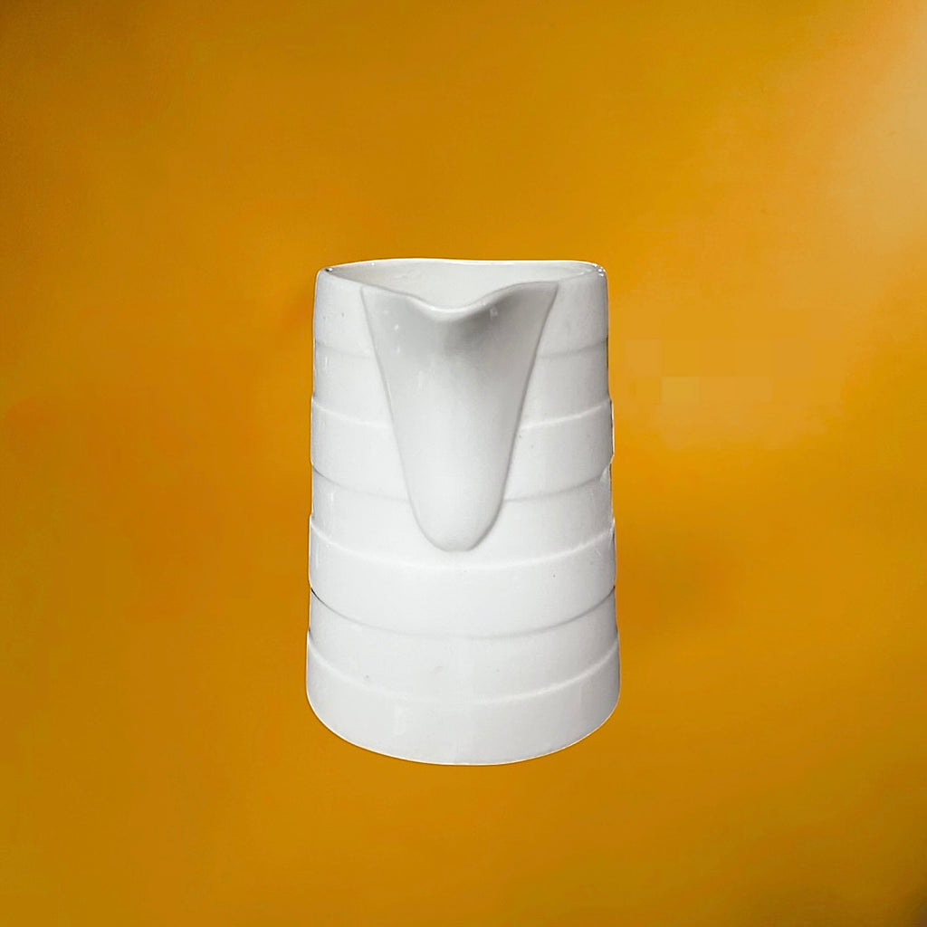 Pichet Doseur Boch La Louvière 2 Litres Céramique Blanche Années 50 60