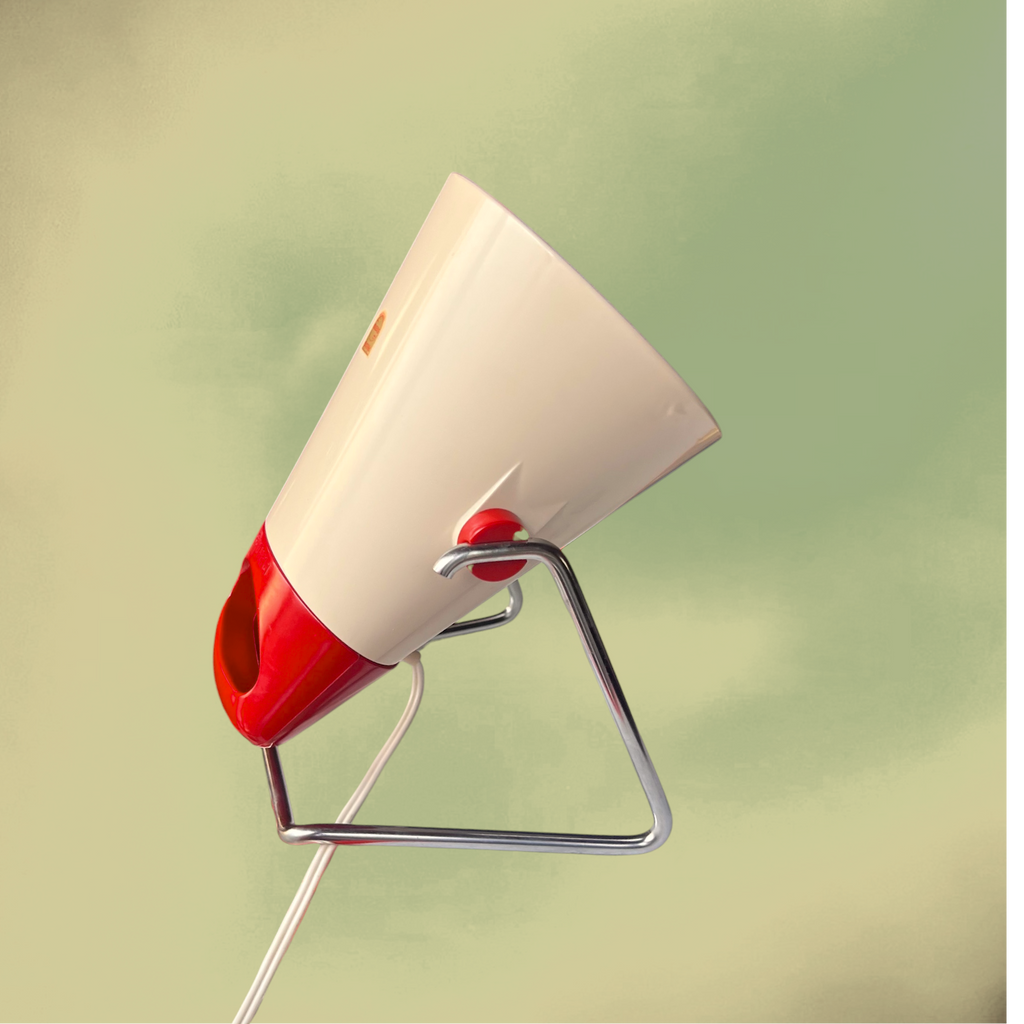 Lampe Infraphil Philips HP3609 Vintage Rouge et Blanc Boîte d’Origine – Années 60 70