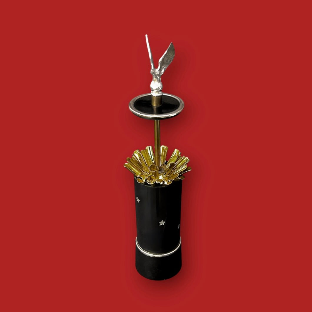 Porte-cigarettes musical vintage japonais – Déploiement en fleur – 18 emplacements – Années 70