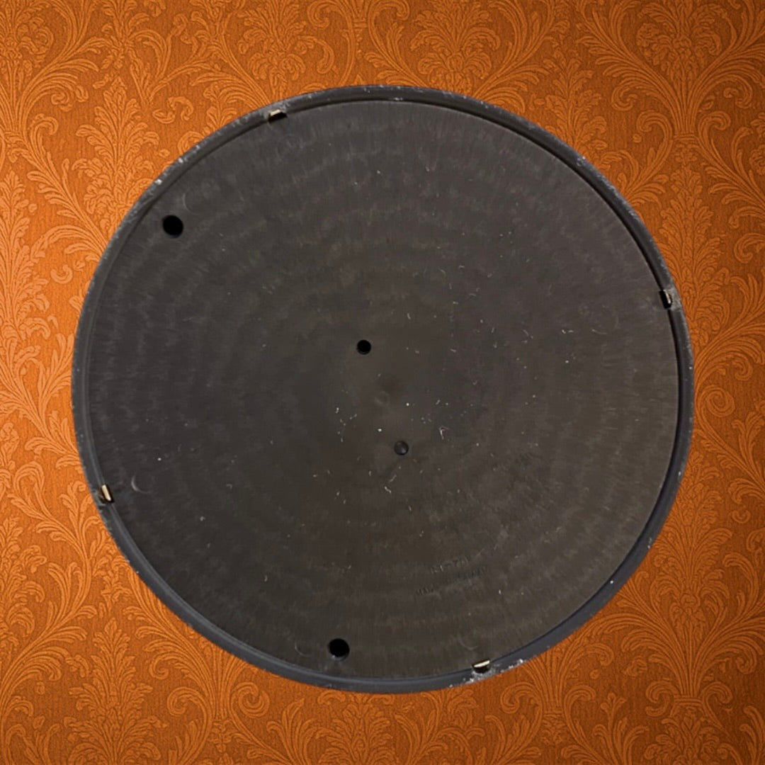 Lampe tactile vintage Hollywood Regency – abat-jour en verre fleuri – métal doré – années 80/90 Taiwan