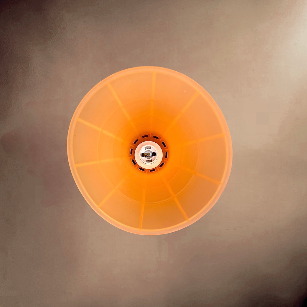 Lampe de Table Birzì D58 Luceplan Orange Silicone Souple – Design Fassina et Forcolini Italie 2004