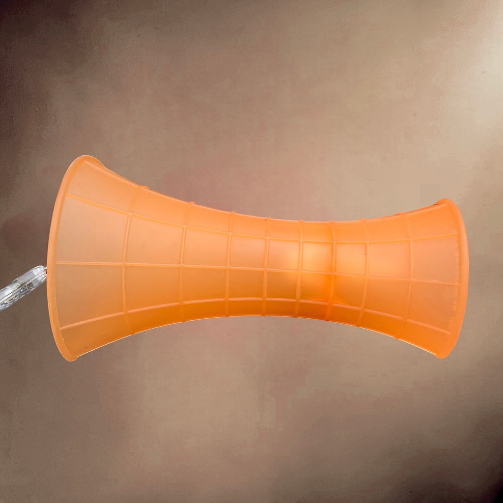Lampe de Table Birzì D58 Luceplan Orange Silicone Souple – Design Fassina et Forcolini Italie 2004