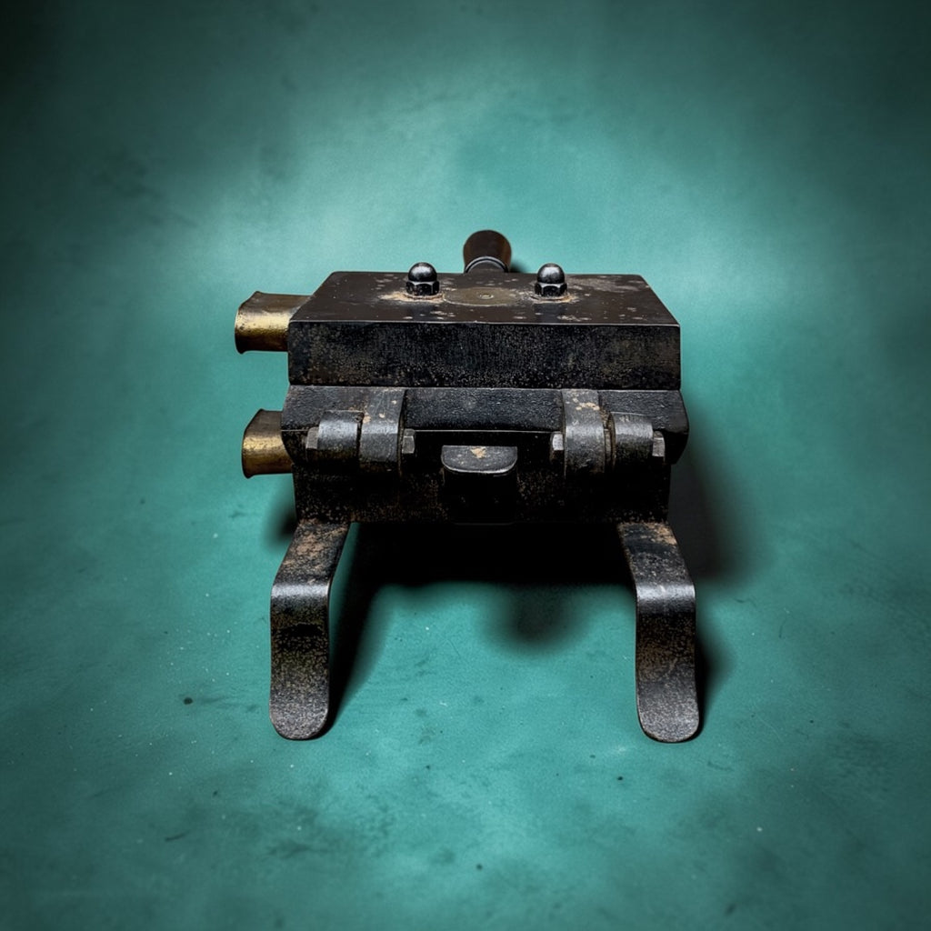 Ancien gaufrier électrique Calowatt – fonte et Bakélite – années 1930-1940