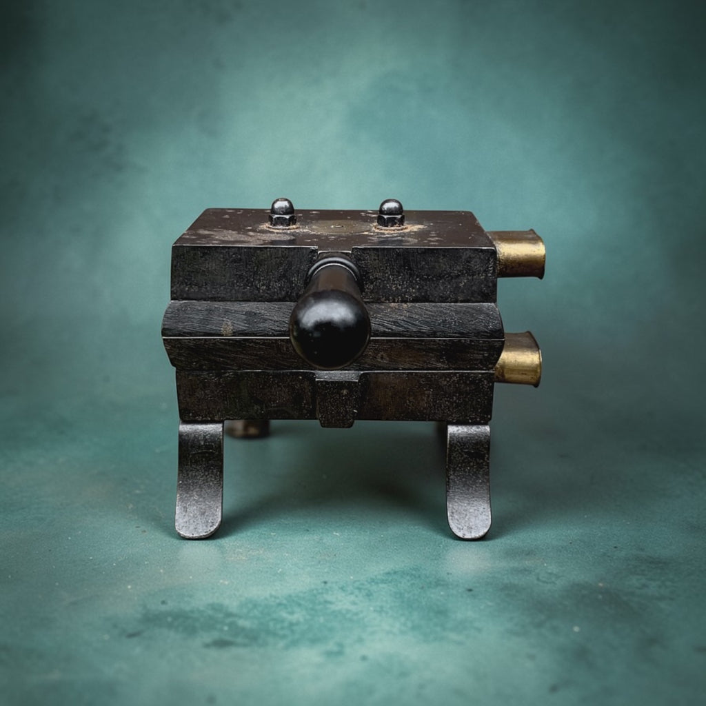 Ancien gaufrier électrique Calowatt – fonte et Bakélite – années 1930-1940