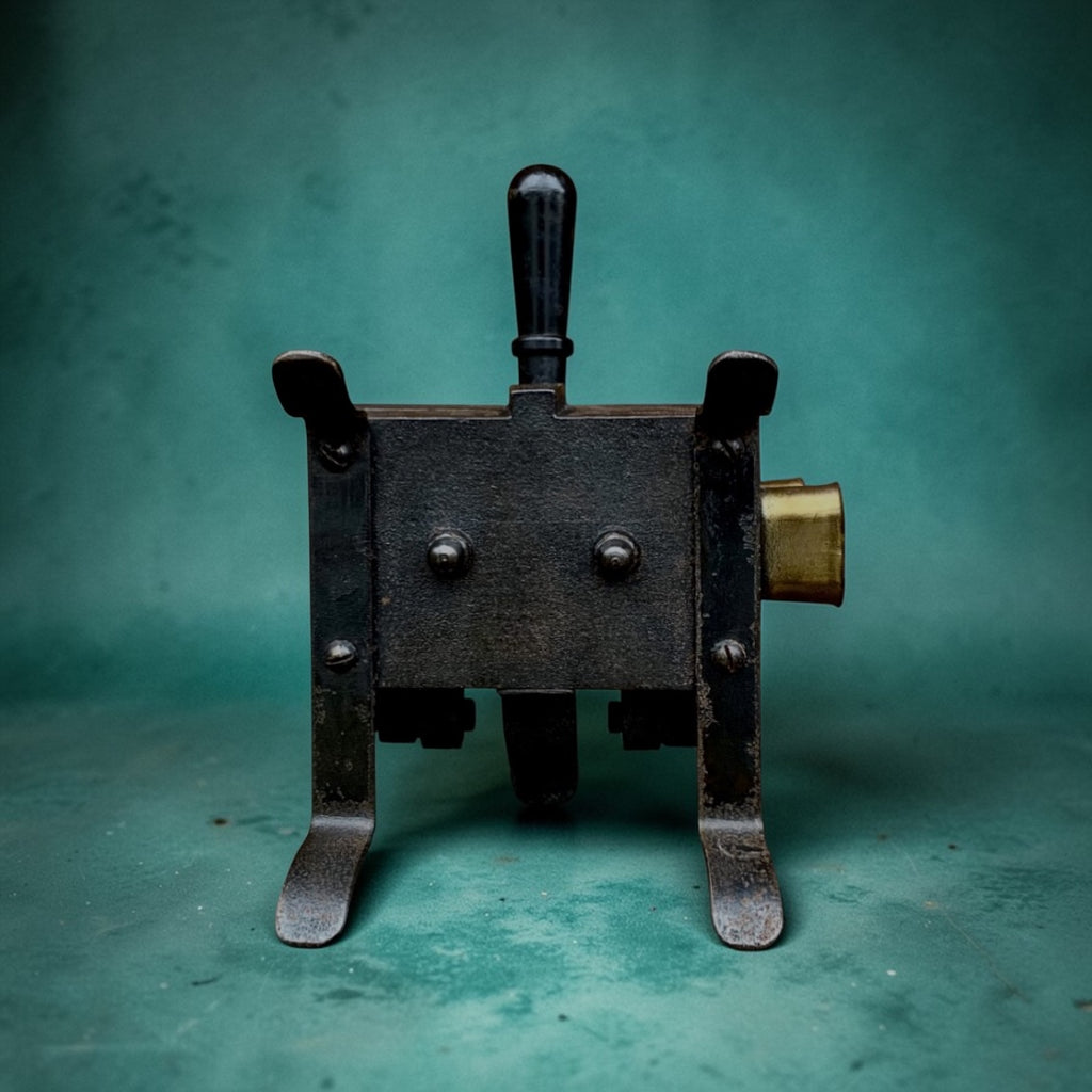 Ancien gaufrier électrique Calowatt – fonte et Bakélite – années 1930-1940