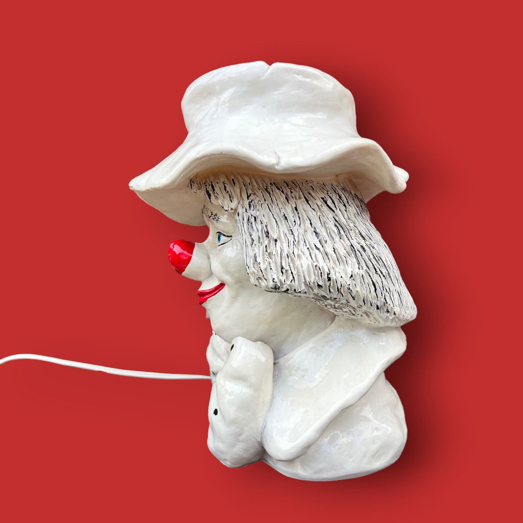 Lampe veilleuse clown signée LINOT – Années 60/70