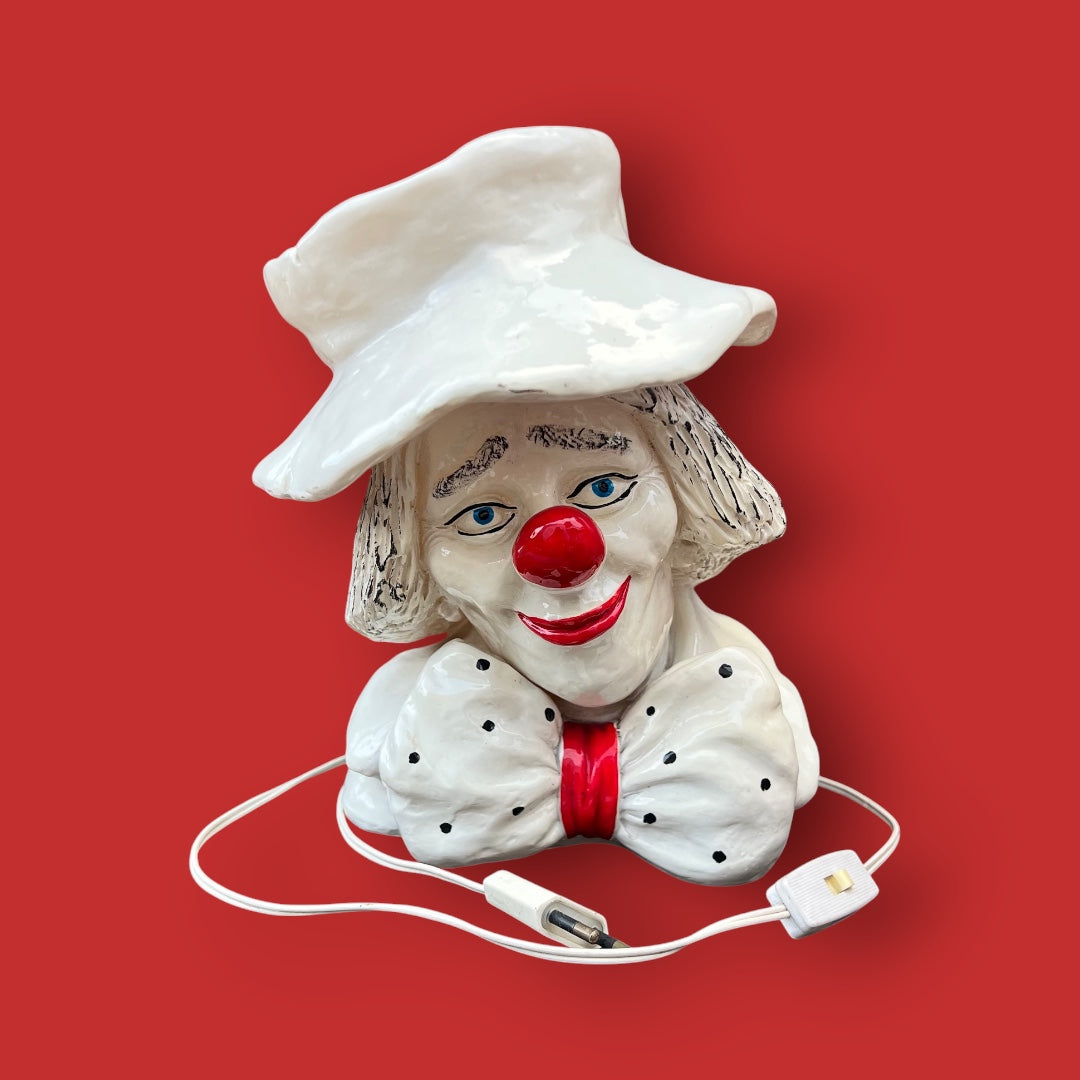 Lampe veilleuse clown signée LINOT – Années 60/70