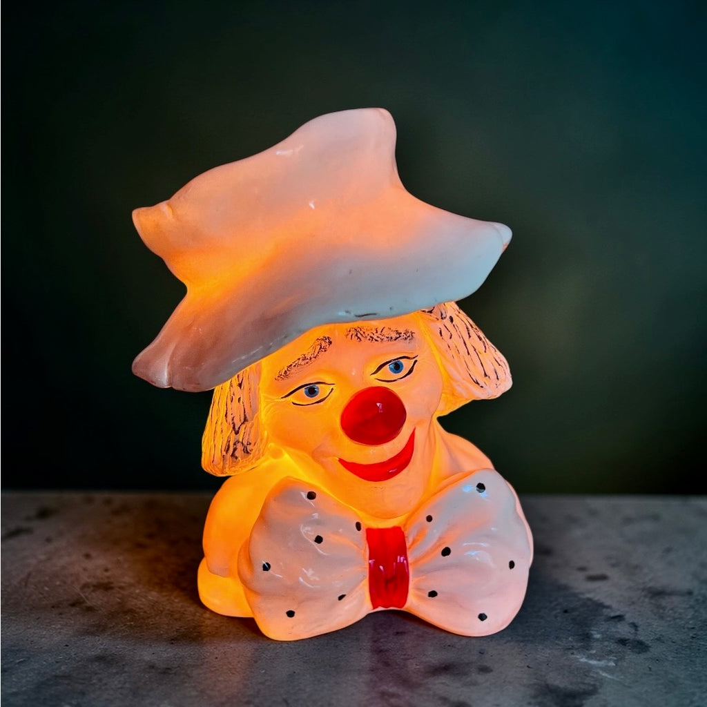 Lampe veilleuse clown signée LINOT – Années 60/70