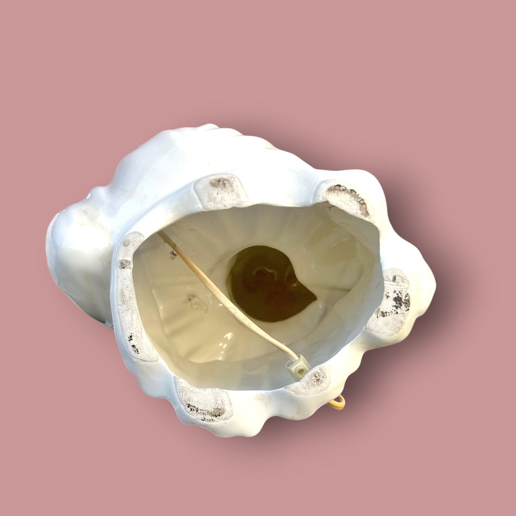 Lampe veilleuse Pierrot – céramique polychrome – années 1950-1960