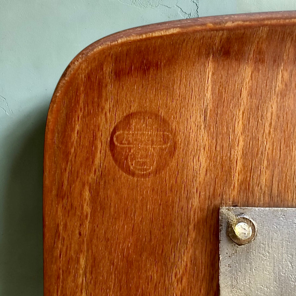 Chaise enfant vintage en bois moulé Pagholz – Smiley mini format