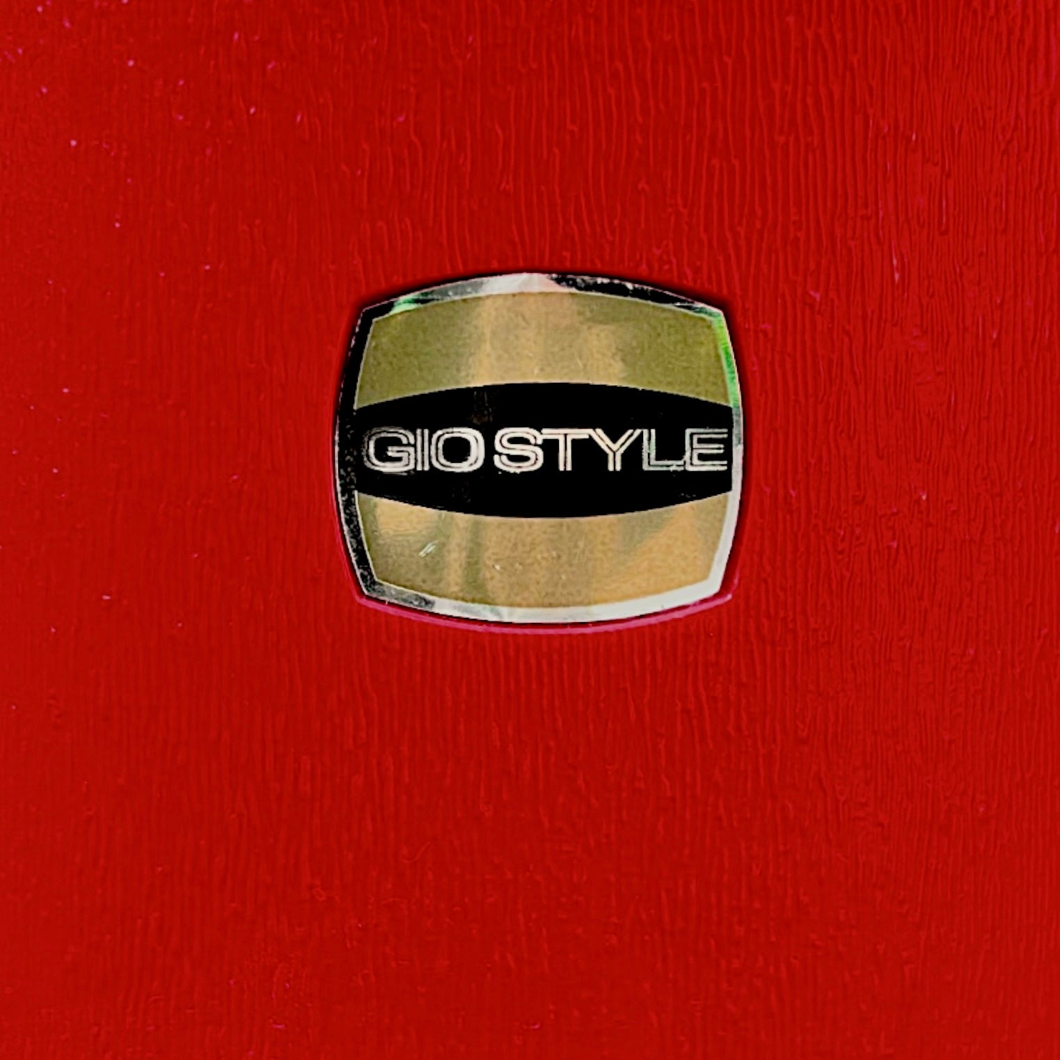 Gourde Isotherme Giostyle Rouge en Plastique - Années 70-80