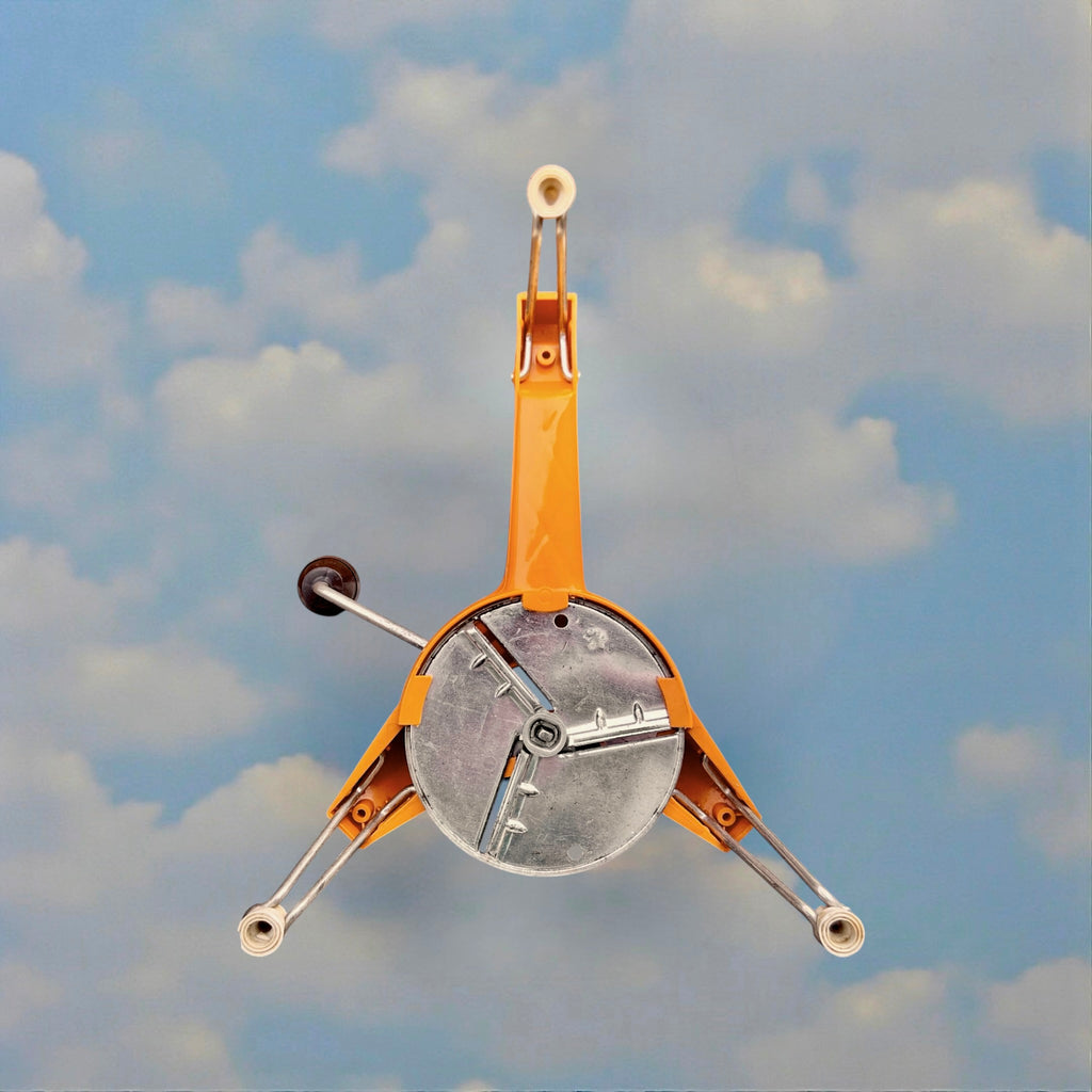Mouli Julienne 445 Moulinex en Plastique Orange avec 5 Grilles et Boîte d’Origine - Années 70