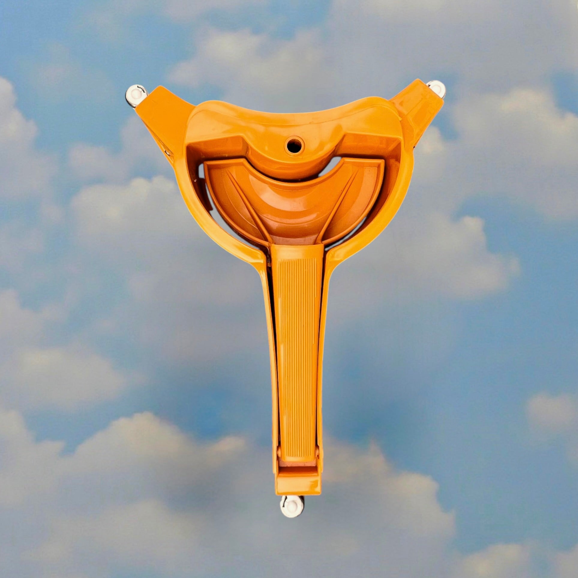 Mouli Julienne 445 Moulinex en Plastique Orange avec 5 Grilles et Boîte d’Origine - Années 70