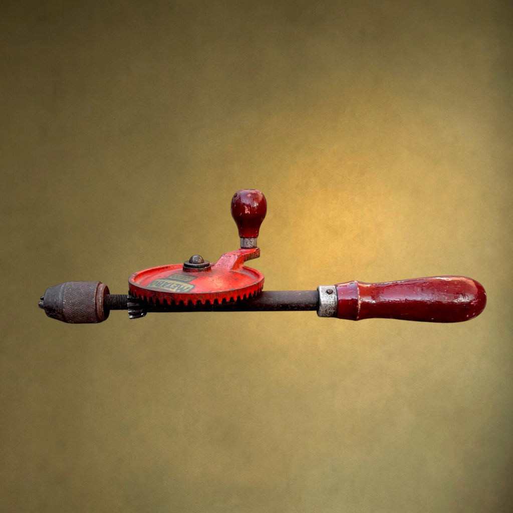 Perceuse Manuelle Chignole Metabo 5120 en Métal Rouge - Années 50-60