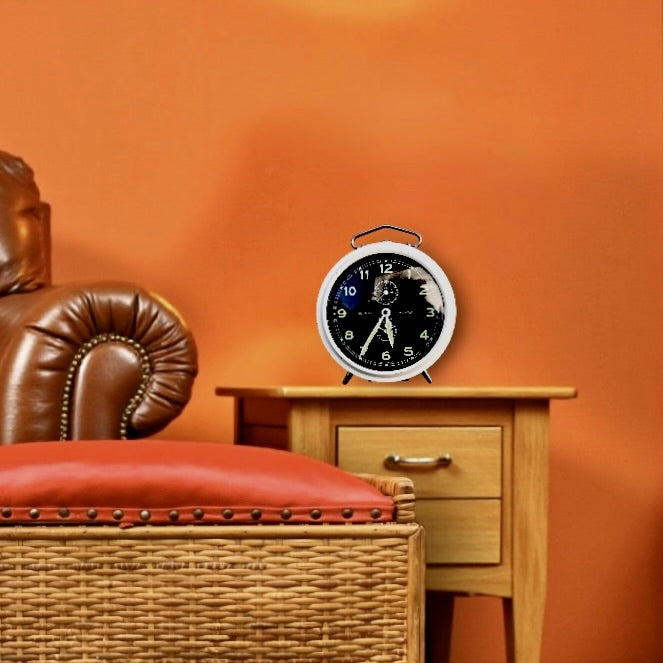 Réveil mécanique vintage Peter 3 étoiles luminous repeat alarm – réveil allemand années 60-70