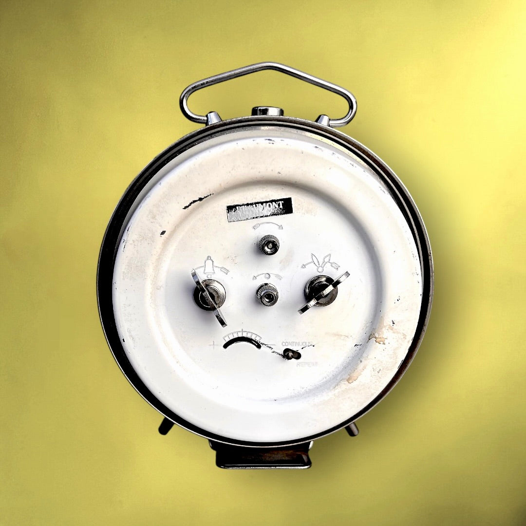 Réveil mécanique vintage Peter 3 étoiles luminous repeat alarm – réveil allemand années 60-70