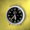 Réveil mécanique vintage Peter trois étoiles luminous repeat alarm made in Germany