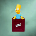 Tirelire vintage Bart Simpson 1997 Fox – figurine résine pop culture années 90