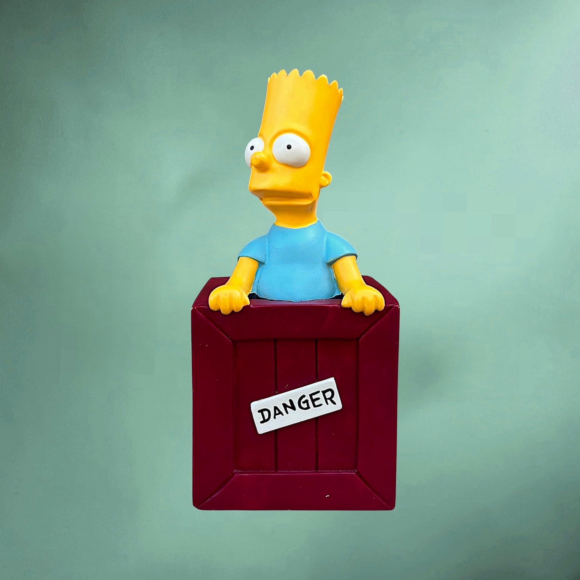 Tirelire vintage Bart Simpson 1997 Fox – figurine résine pop culture années 90