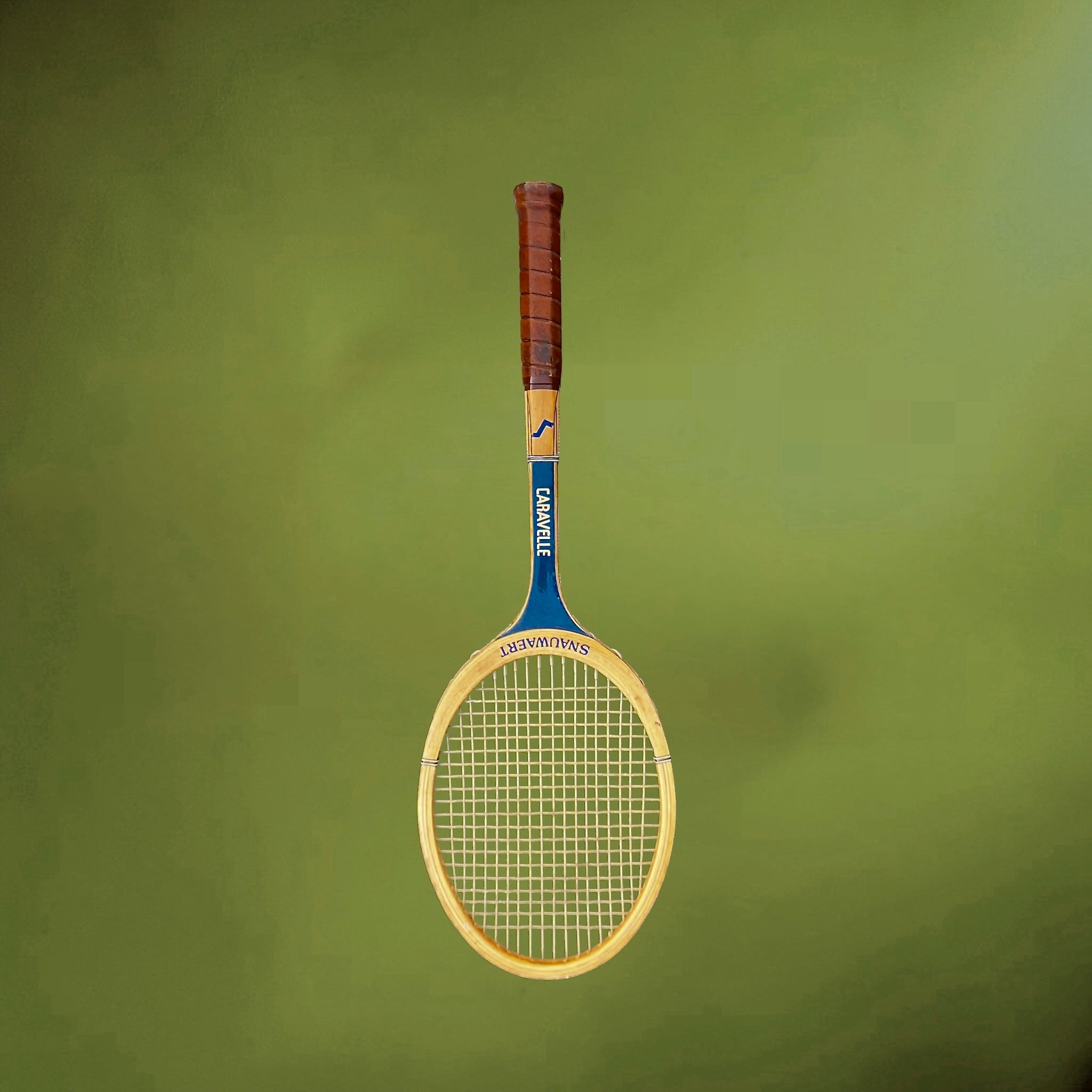 Raquette de tennis vintage Snauwaert Caravelle en bois – Belgique