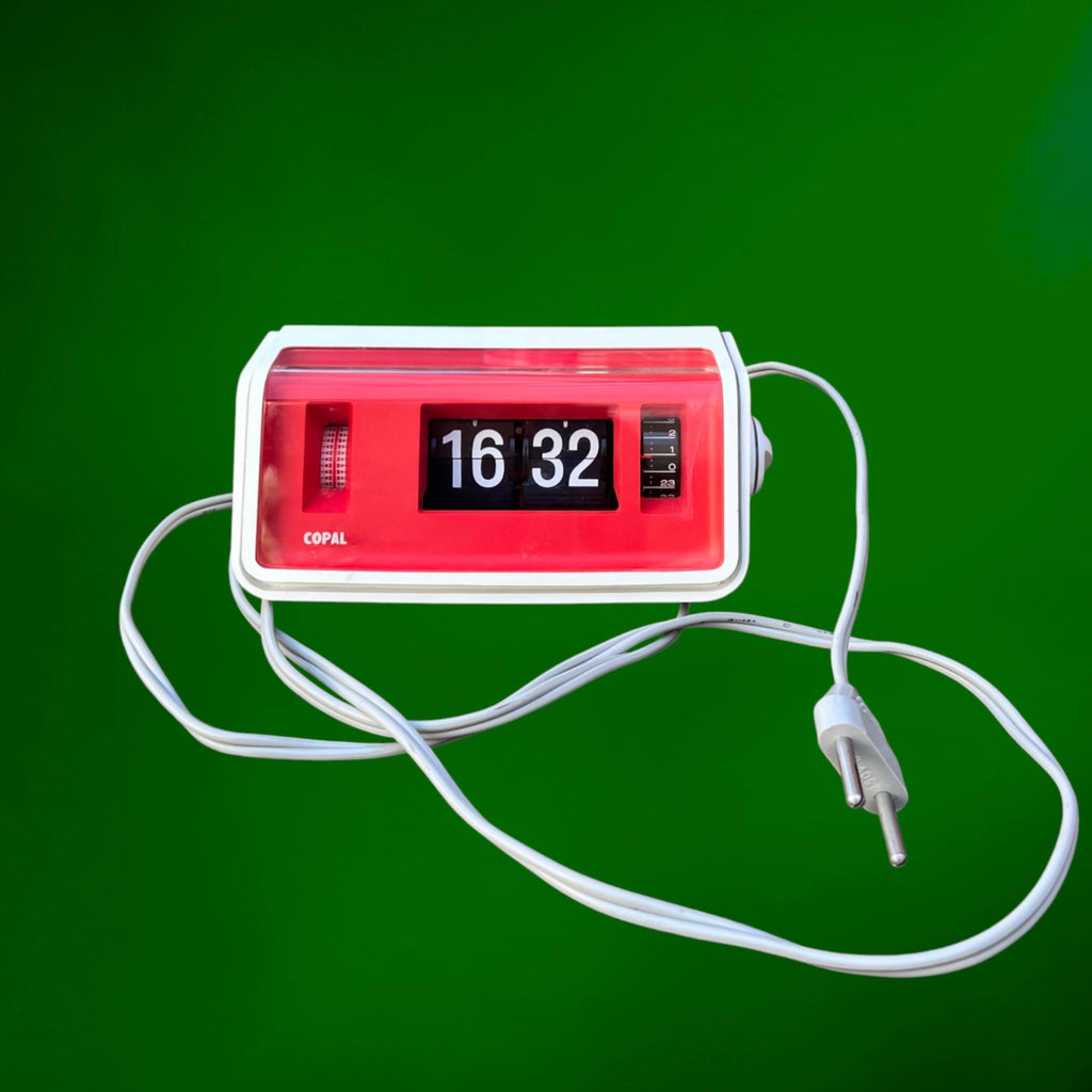 reveil-flip-clock-copal-228-rouge-corail-japon-annees-60-70
