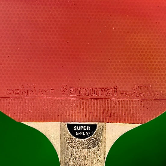 Raquette de Tennis de Table Donnay Performance avec Housse Écossaise – Années 70