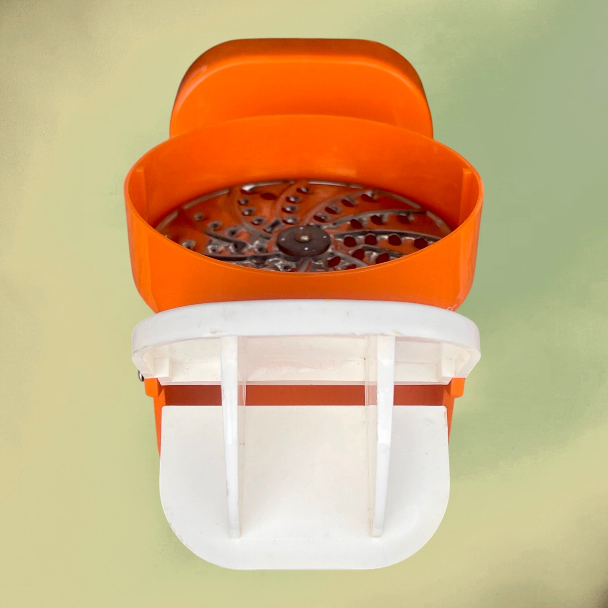 Coupe-Légumes Manuel Supernova Gourmet Prissy 700 Orange avec 4 Disques - Années 70