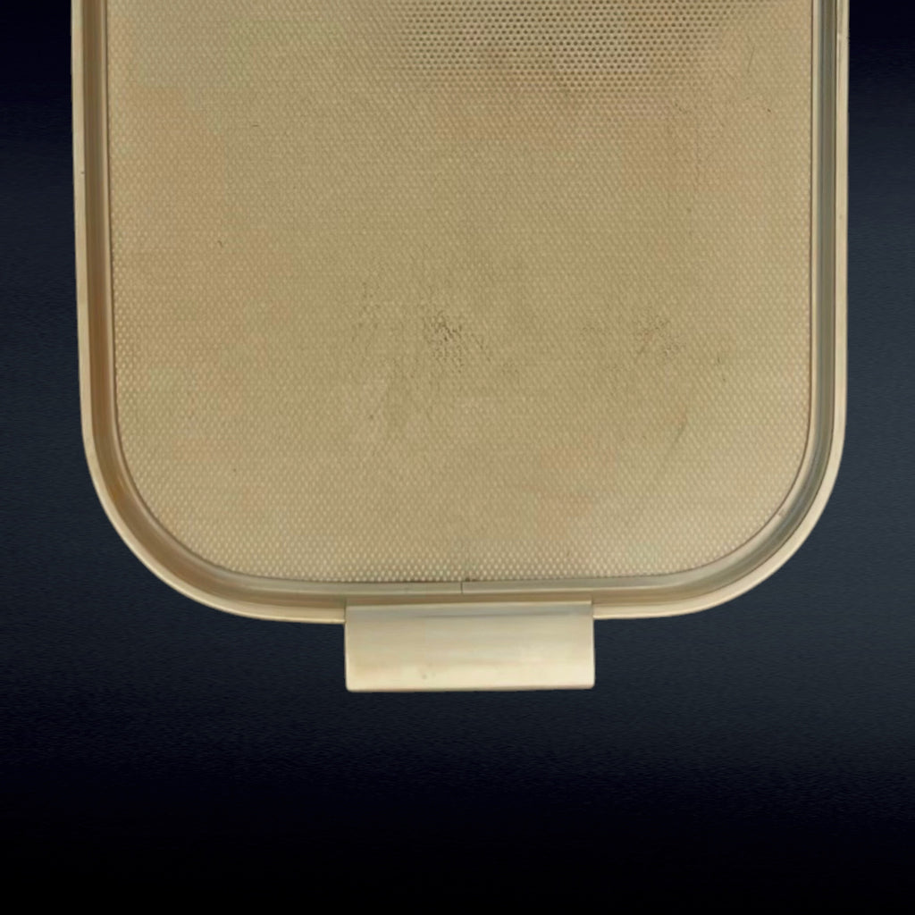 Plateau de Service en Aluminium Anodisé Doré Style Carefree - Années 60