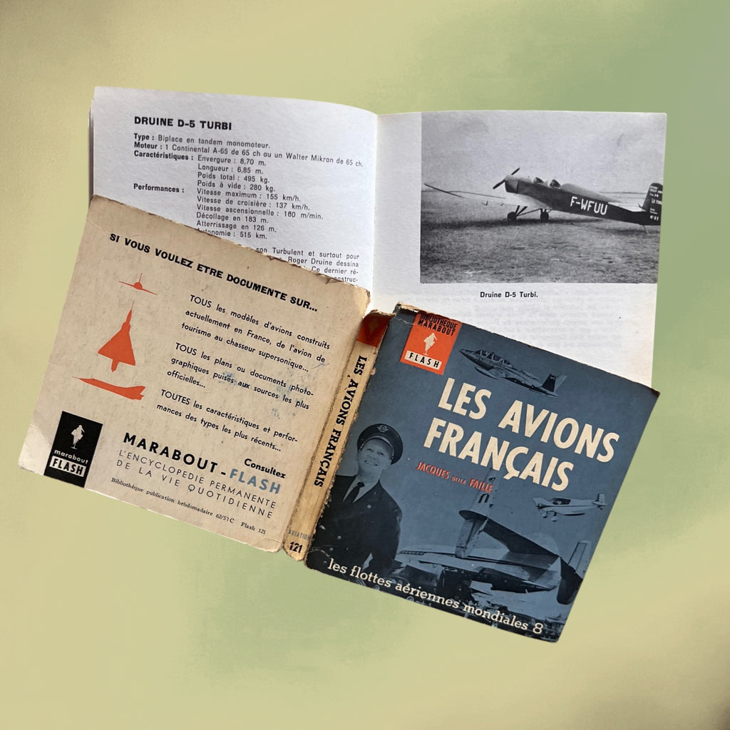 Lot de 10 Livres Marabout Flash Aviation et Marine – Années 1959-1961