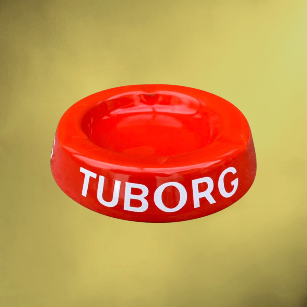 Cendrier Publicitaire Tuborg Rouge – Années 1950