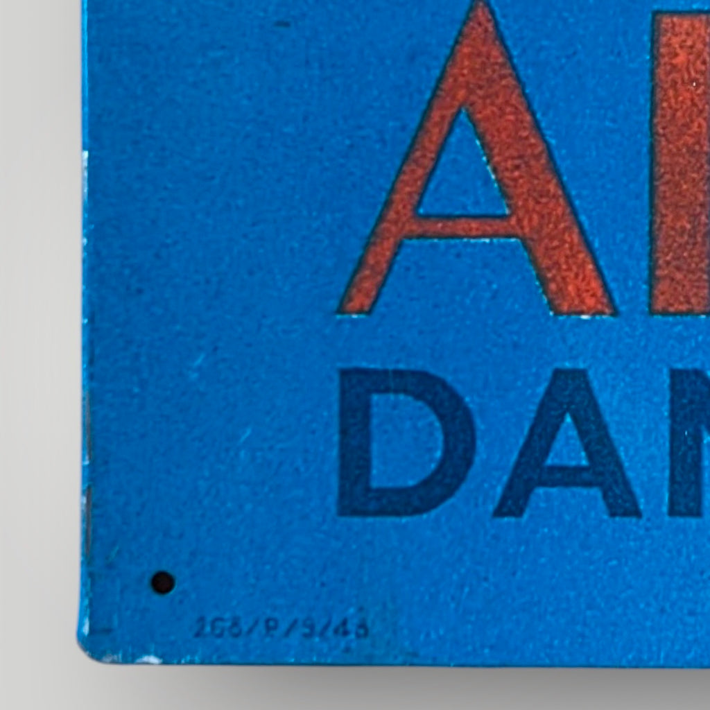 Plaque Murale Métallique Air France « Dans Tous les Ciels » Atelier Perceval - Années 90