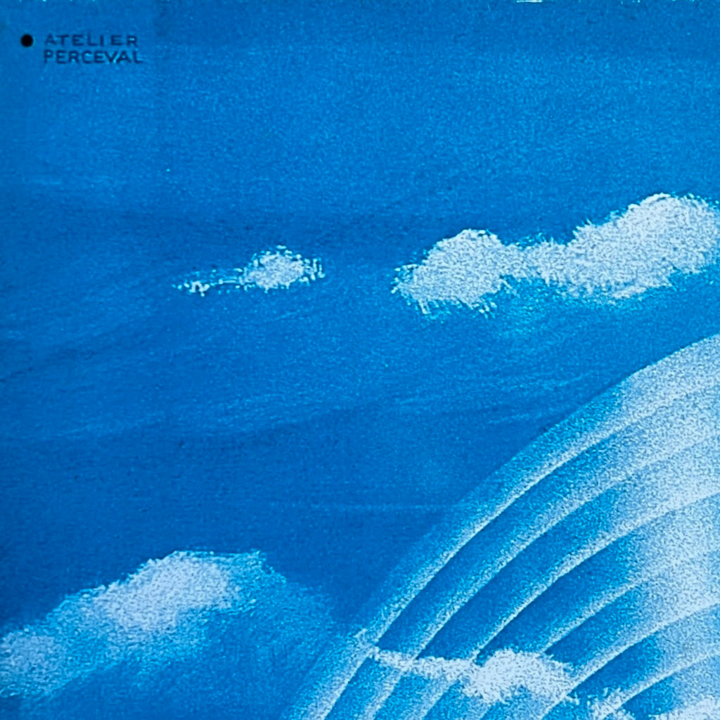Plaque Murale Métallique Air France « Dans Tous les Ciels » Atelier Perceval - Années 90