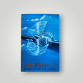Plaque publicitaire Air France Atelier Perceval années 90