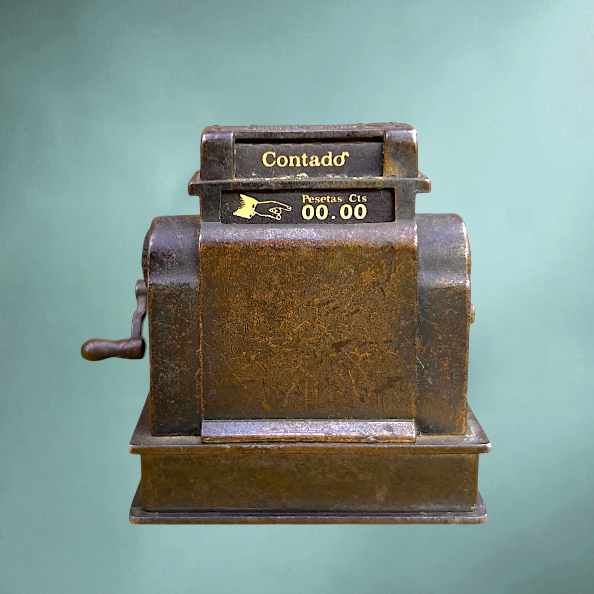 Taille-crayon vintage Play Me métal caisse enregistreuse – Espagne années 60