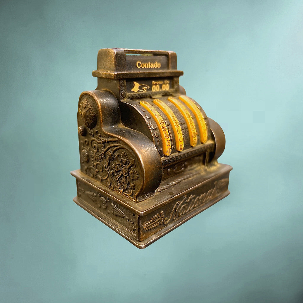 Taille-crayon vintage Play Me en forme de caisse enregistreuse