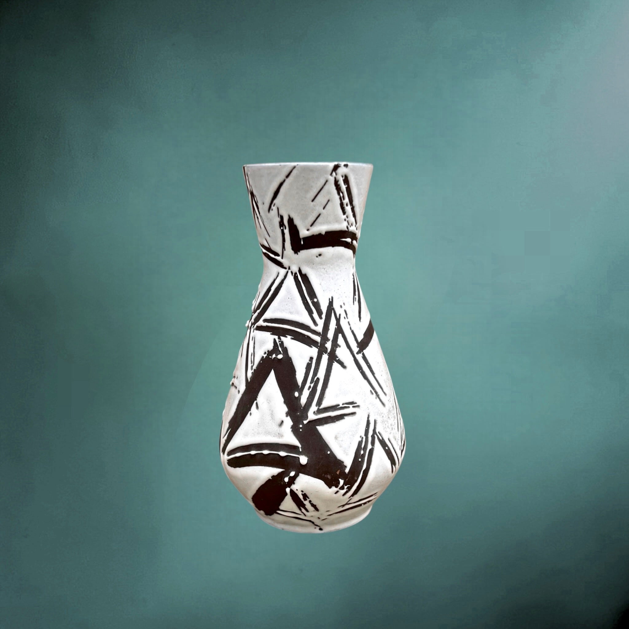 Vase Carstens Tönnieshof 1218-22 en Céramique Graphique – Années 1960