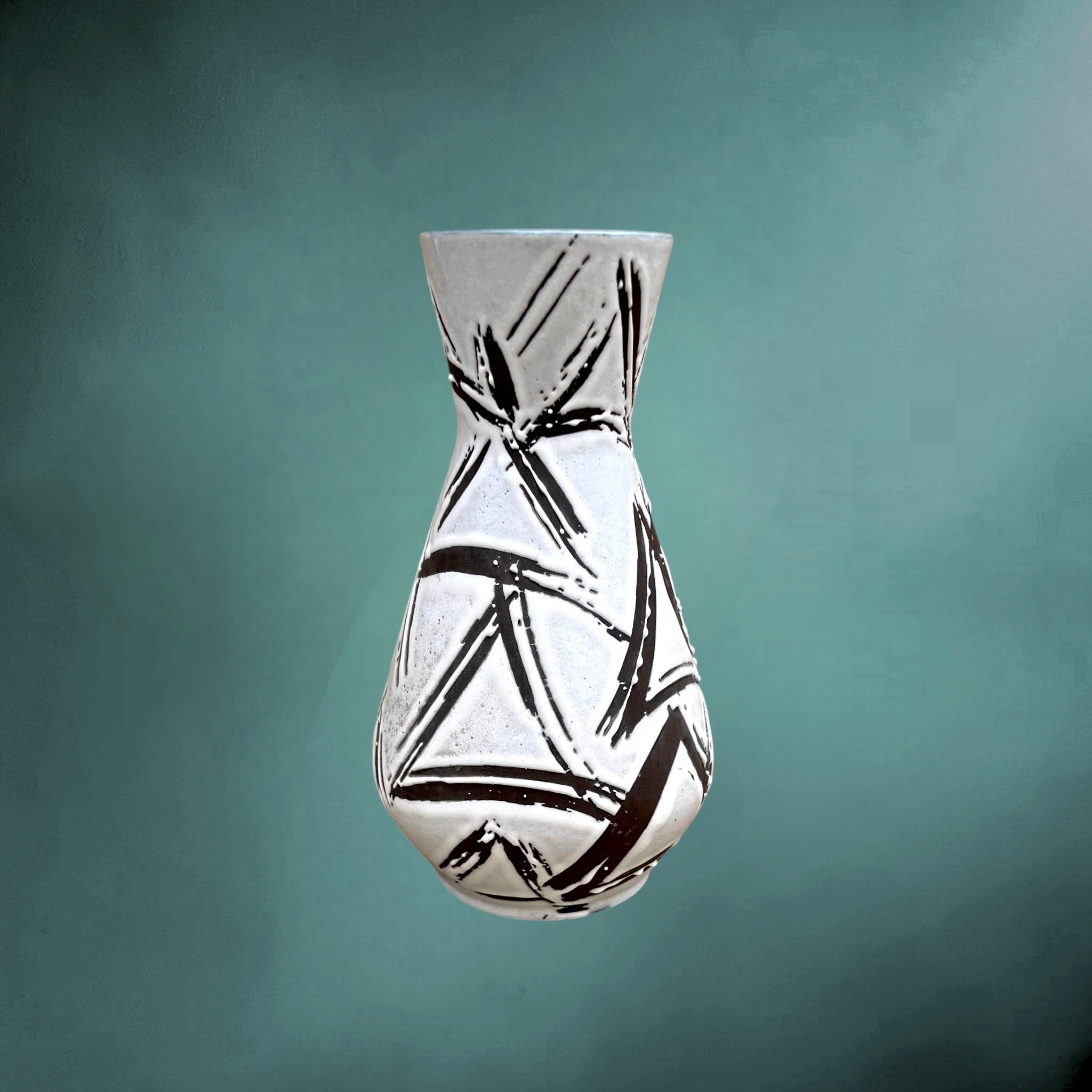 Vase Carstens Tönnieshof 1218-22 en Céramique Graphique – Années 1960