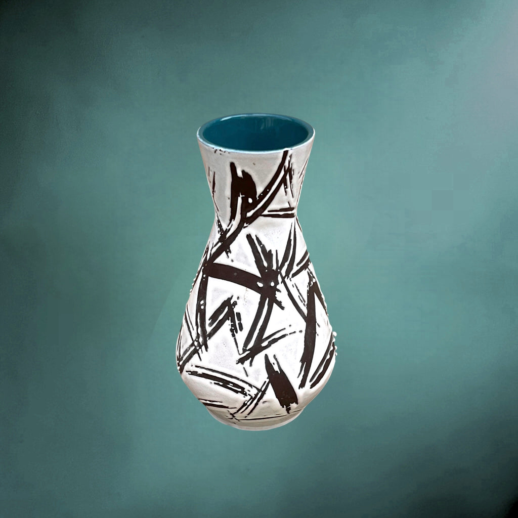 Vase Carstens Tönnieshof 1218-22 en Céramique Graphique – Années 1960