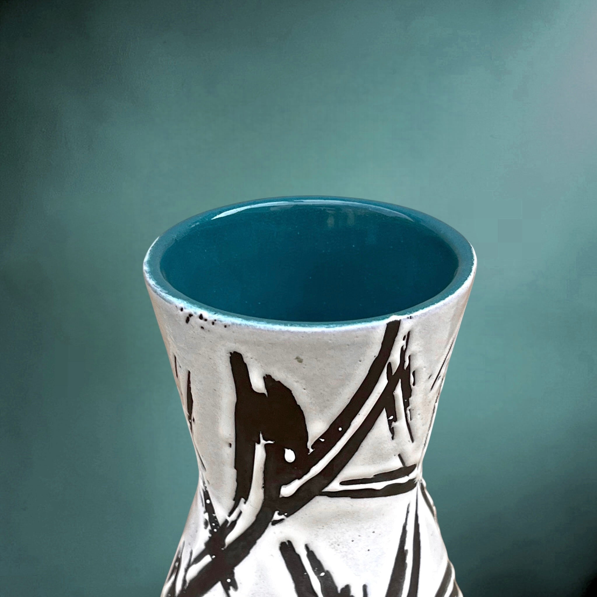 Vase Carstens Tönnieshof 1218-22 en Céramique Graphique – Années 1960