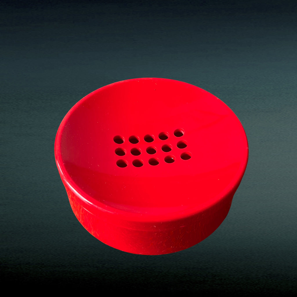 Duo d’Accessoires de Salle de Bain Gedy par Makio Hasuike Rouge – Années 70