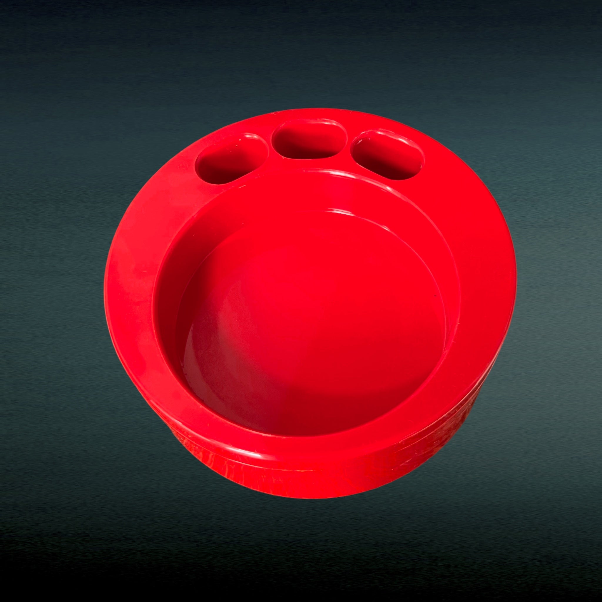 Duo d’Accessoires de Salle de Bain Gedy par Makio Hasuike Rouge – Années 70