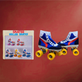 Patins à roulettes enfant Skater bleu rouge et jaune – Années 1980