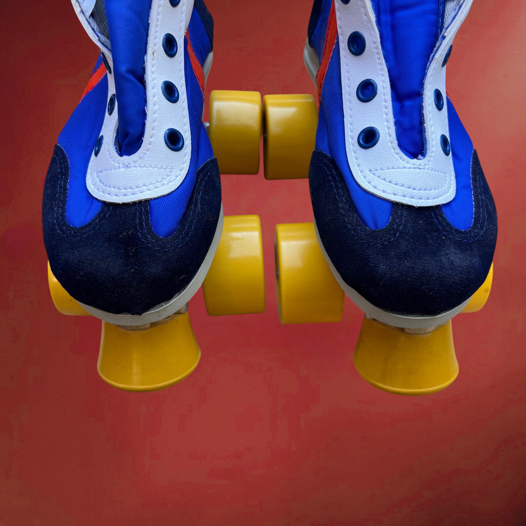 Patins à roulettes Skater pour enfant avec boîte d’origine – Années 1980