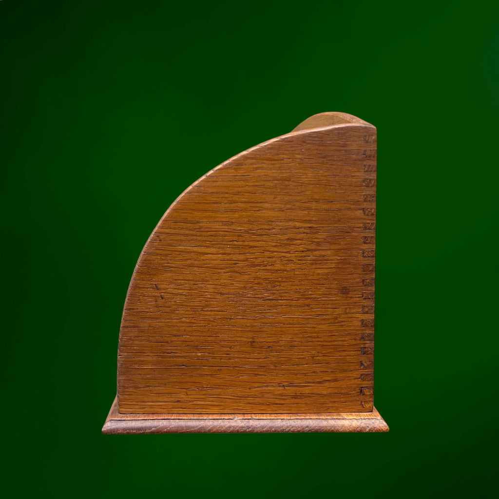 Ancien Grand Porte-Courrier de Bureau en Chêne Unis-France – Années 1920-1930
