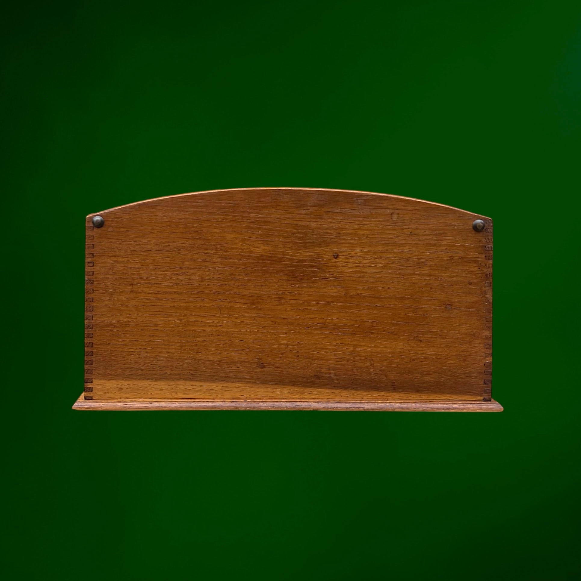 Ancien Grand Porte-Courrier de Bureau en Chêne Unis-France – Années 1920-1930